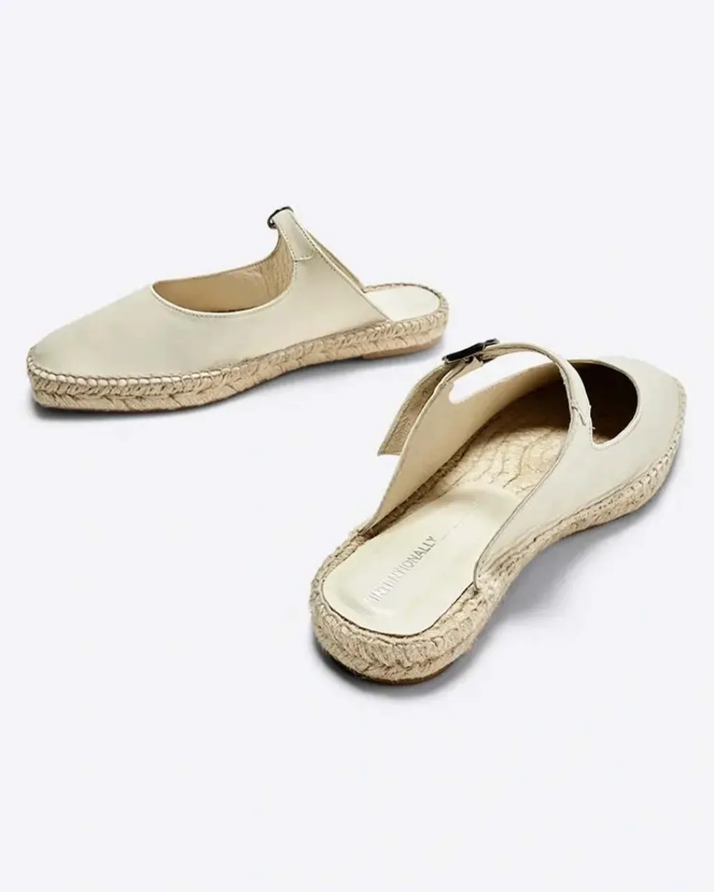Intentionally Blank Reports Slip On Espadrille - Cream Online