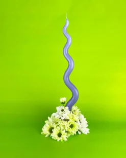 Viisiionss Ripple Candle - periwinkle Hot