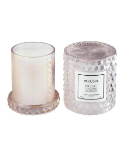 Voluspa Cloche Candle Rose Colored Glasses New