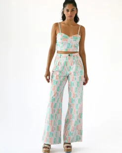 Rachel Antonoff Rose Pants - Beach Chairs Hot