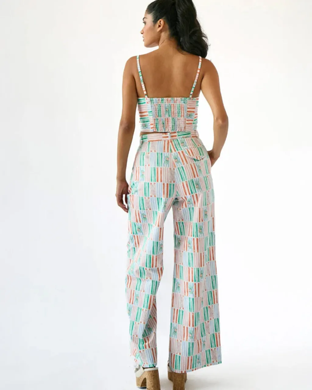 Rachel Antonoff Rose Pants - Beach Chairs Hot