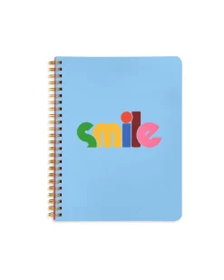 ban.do Rough Draft Mini Notebook - Blue Rainbow Smile Sale