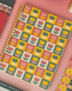 ban.do Rough Draft Mini Notebook - Tulips Hot