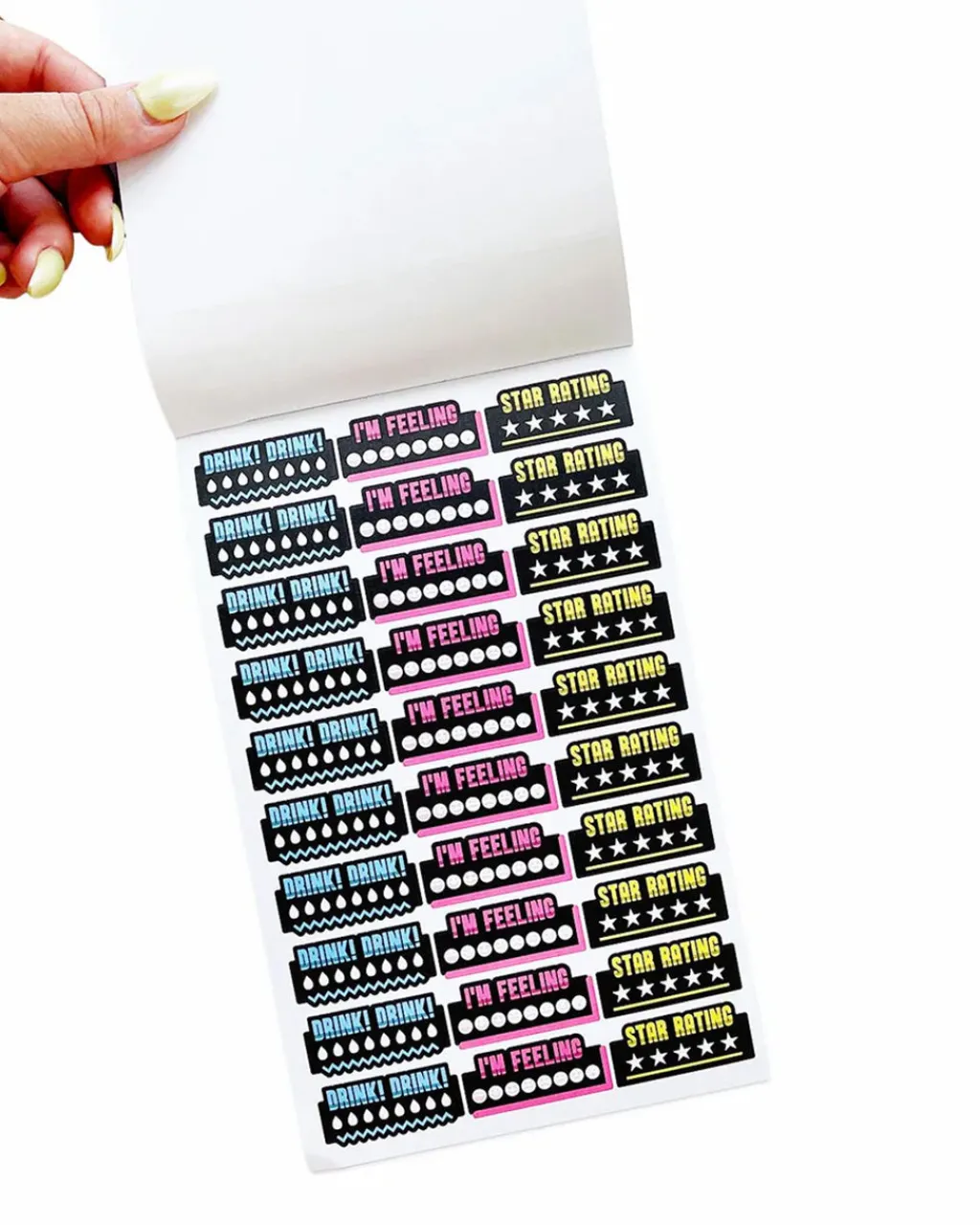 Pipsticks 80's Planner Sticker Pad Hot