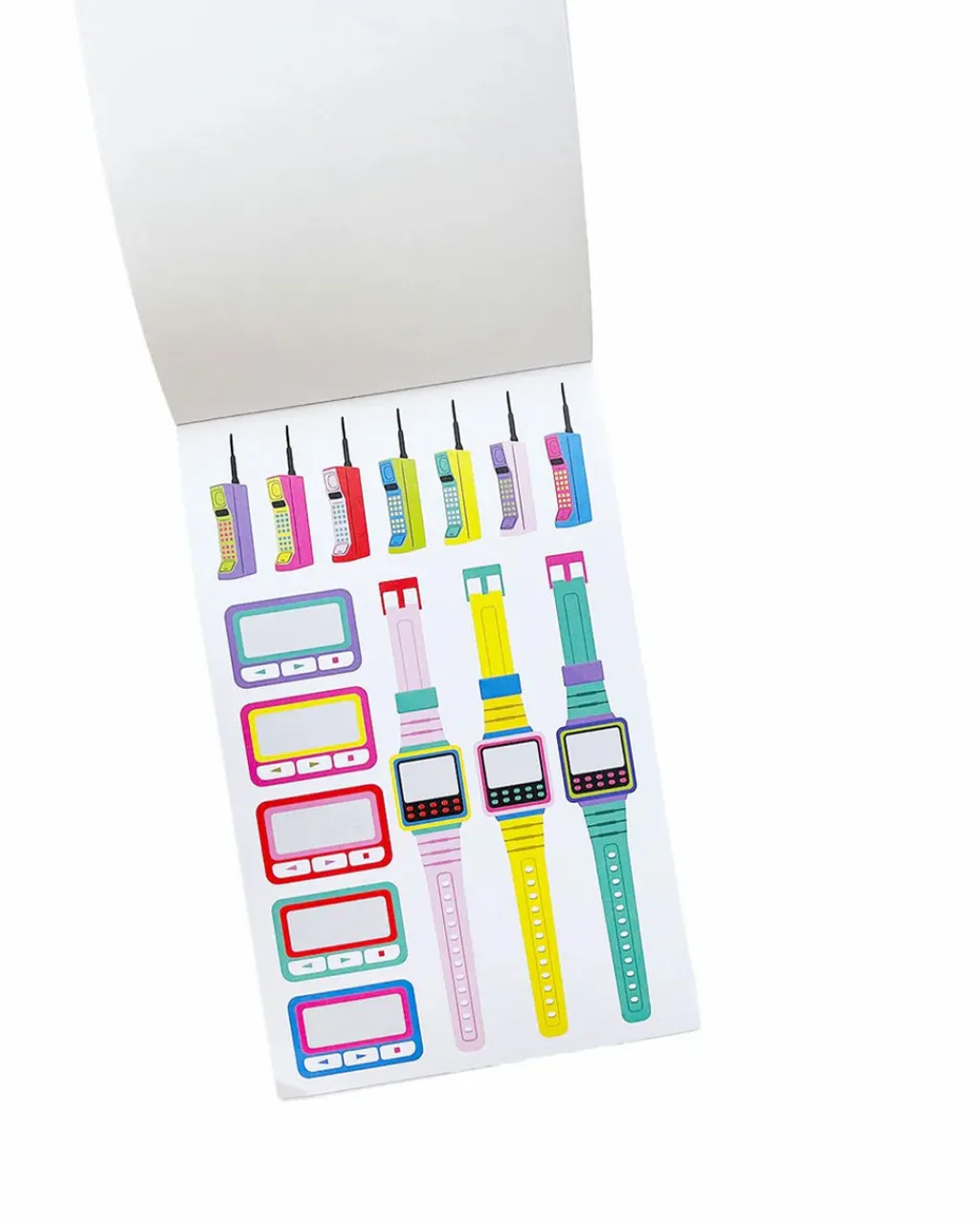 Pipsticks 80's Planner Sticker Pad Hot