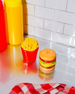 DOIY Salt And Pepper Shakers - Burger + Fries Discount