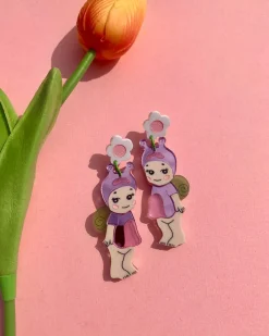 Not Picasso Shelly Snail Earrings Hot