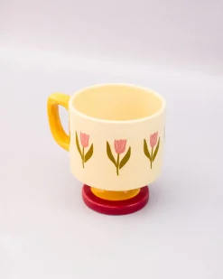 ban.do Short Ceramic Mug - Tulips Sale