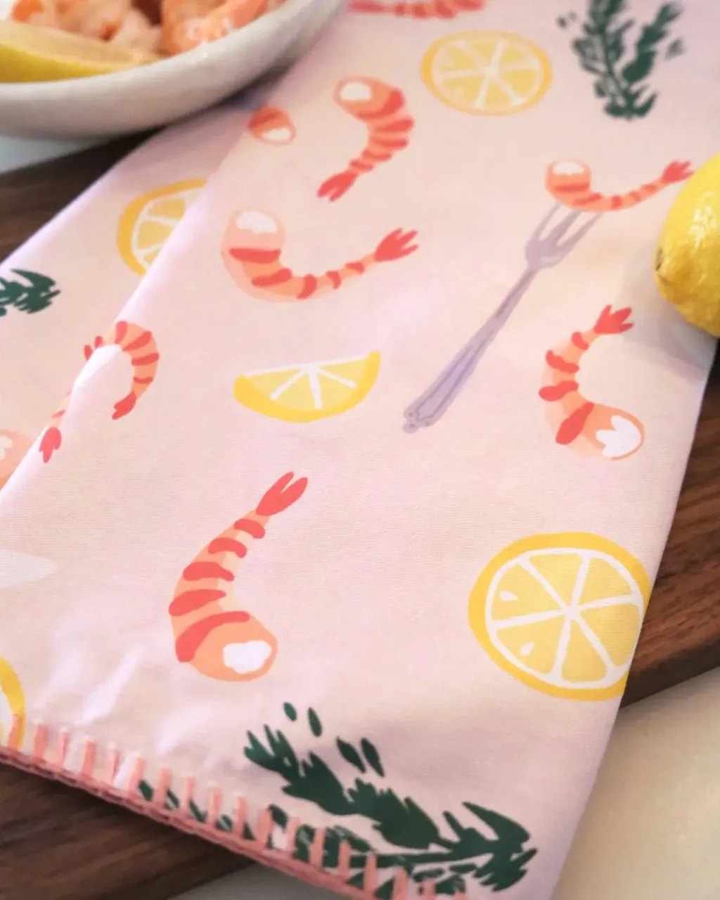 Idlewild Co. Tea Towel Shrimp Cocktail Hot