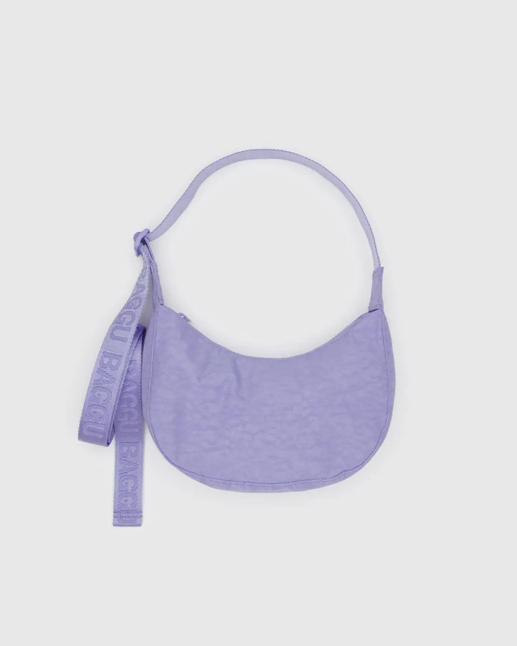 Baggu Small Nylon Crescent Bag w/ Key Leash - Wisteria Best