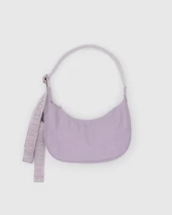 Baggu Small Nylon Crescent Bag w/ Key Leash - Dusty Pink Outlet