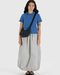 Baggu Small Nylon Crescent Bag w/ Key Leash - Black Online