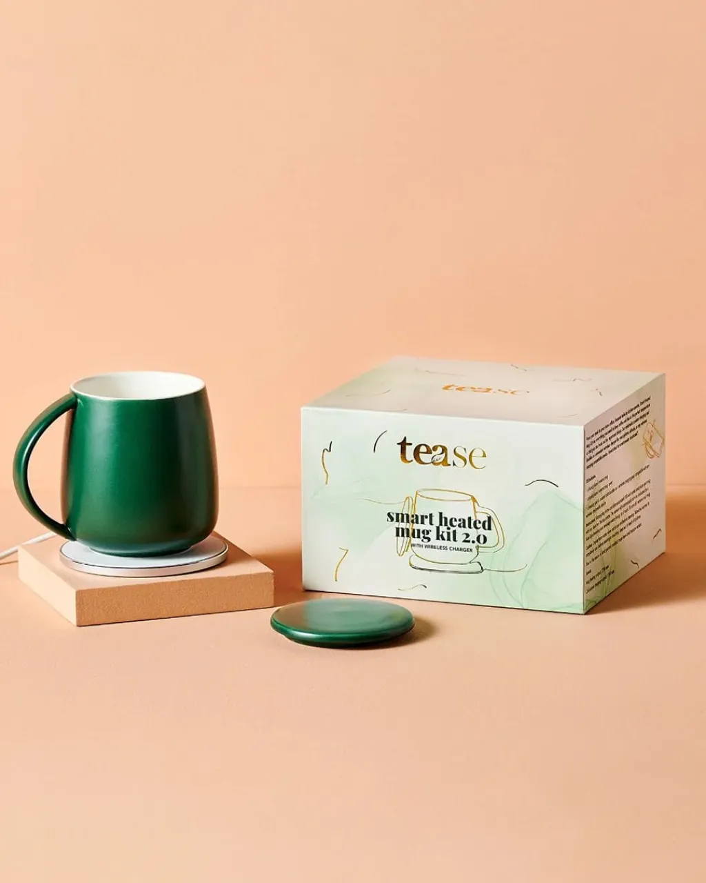 Tease Wellness Smart Heated Mug Kit 2.0 - Deep Mint Best