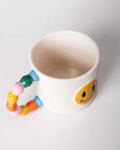 ban.do Smiley Face Ceramic Mug Sale