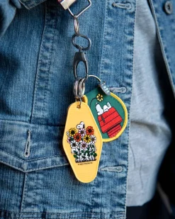 Three Potato Four Patch Keychain Snoopy Doghouse Flower Discount