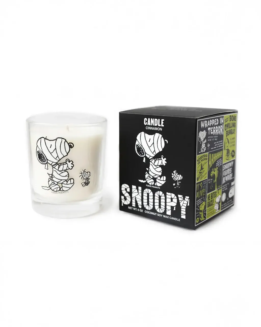 Three Potato Four Snoopy Mummy Candle - Cinnamon Best