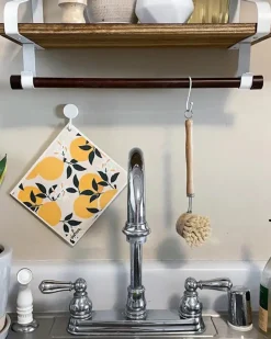 Papaya Reusables Reusable Paper Towel/Swedish Dish Cloth Set Squeeze The Day Hot