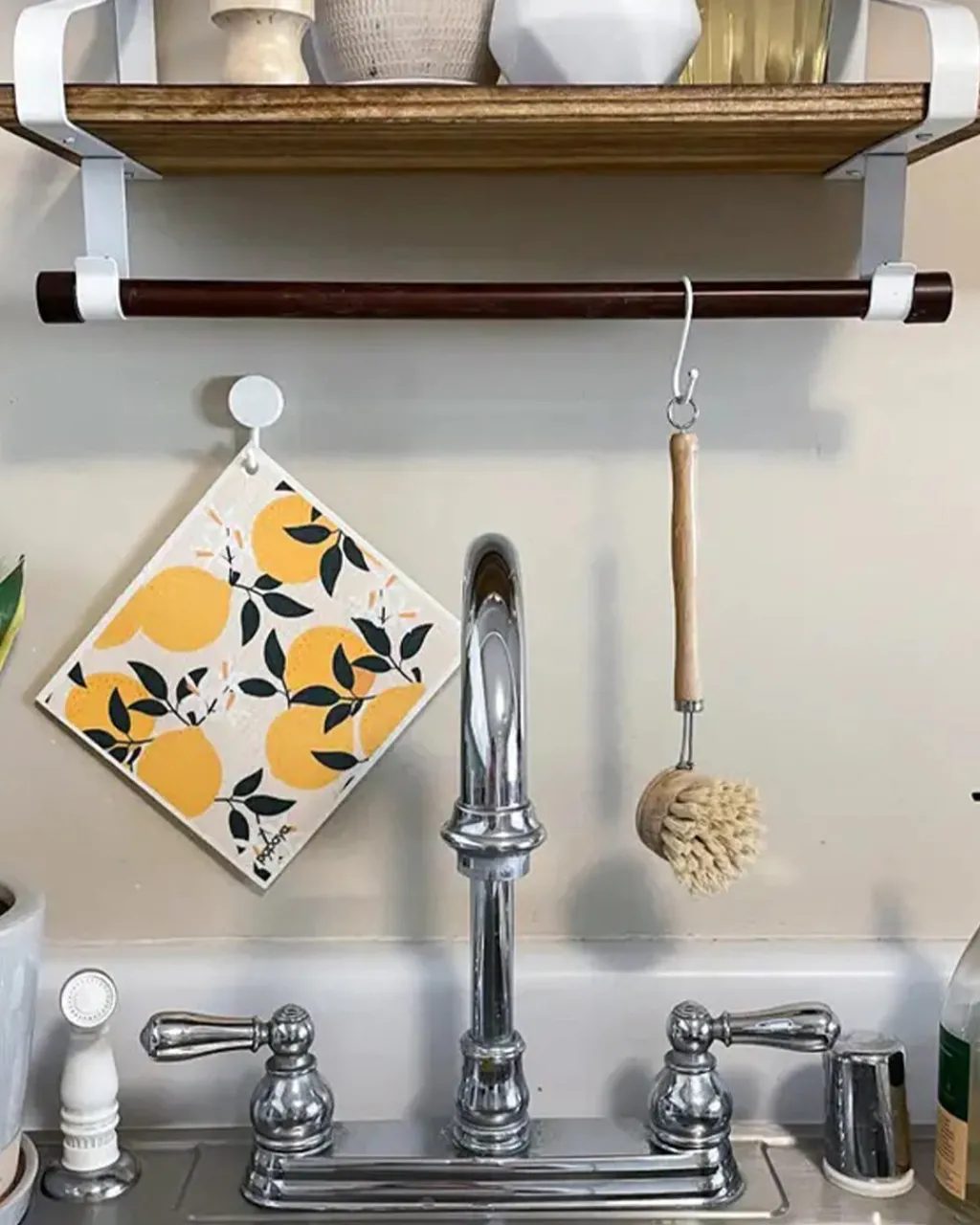 Papaya Reusables Reusable Paper Towel/Swedish Dish Cloth Set Squeeze The Day Hot