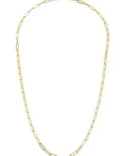 HoopLa Style Stainless Steel Paper Clip Necklace - Gold New