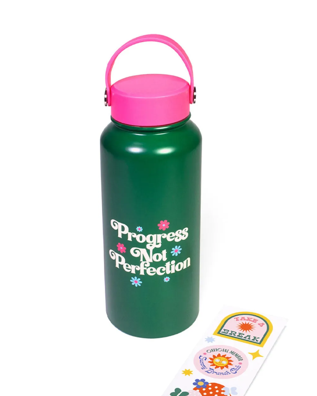 ban.do Stainless Steel Water Bottle - progress not perfection Outlet
