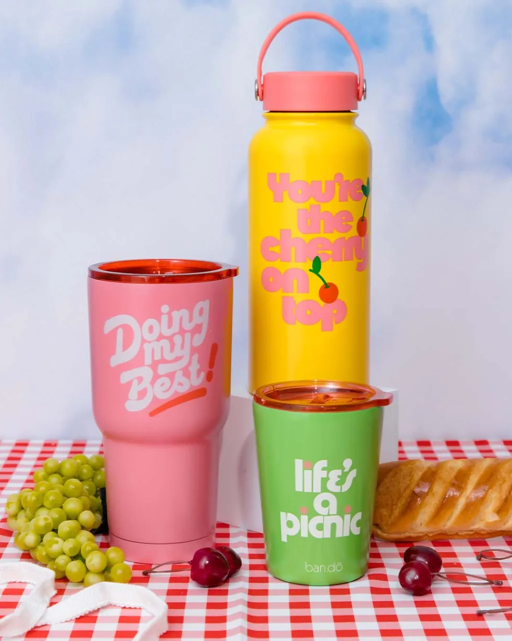 ban.do Stainless Steel Water Bottle - Cherry On Top Sale