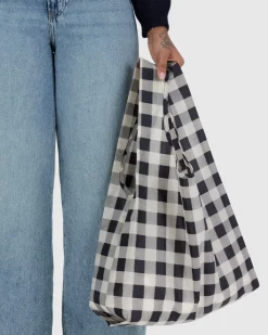 Baggu Standard - Black & White Big Check Clearance