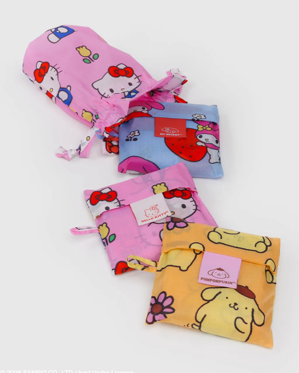 Baggu Standard Set Of 3 - Hello Kitty And Friends Florals