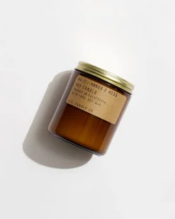P.F. Candle Standard Candle - amber & moss Hot