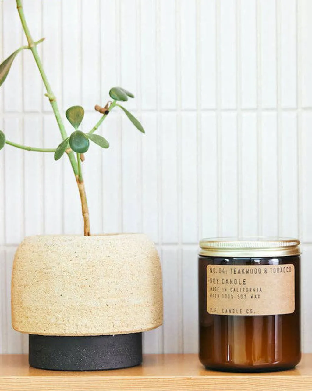 P.F. Candle Standard Candle - Teakwood & Tobacco Discount
