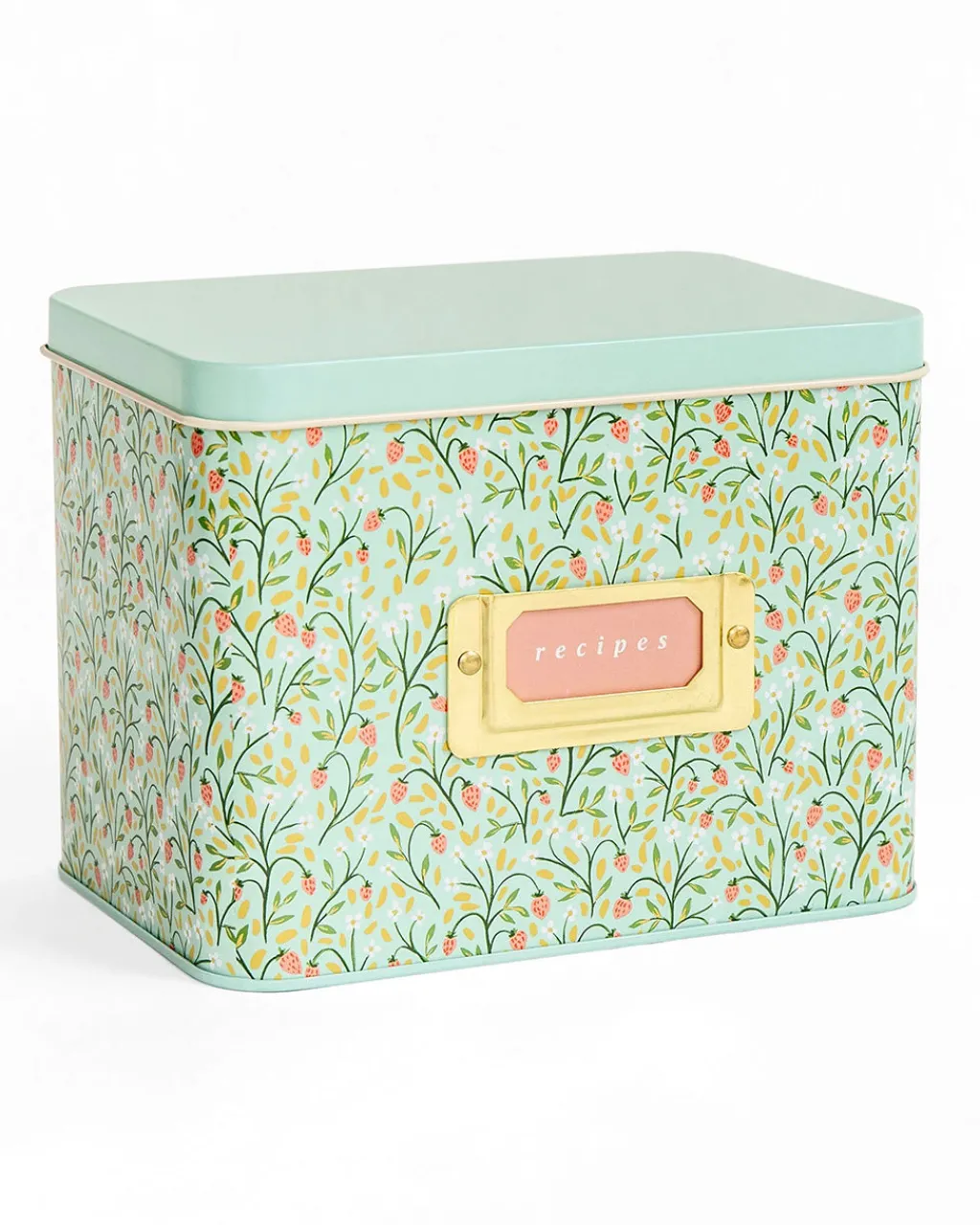 1canoe2 Tin Recipe Box Strawberry Meadow Sale