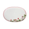 Transpac Strawberry Platter Discount