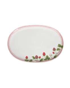 Transpac Strawberry Platter Discount