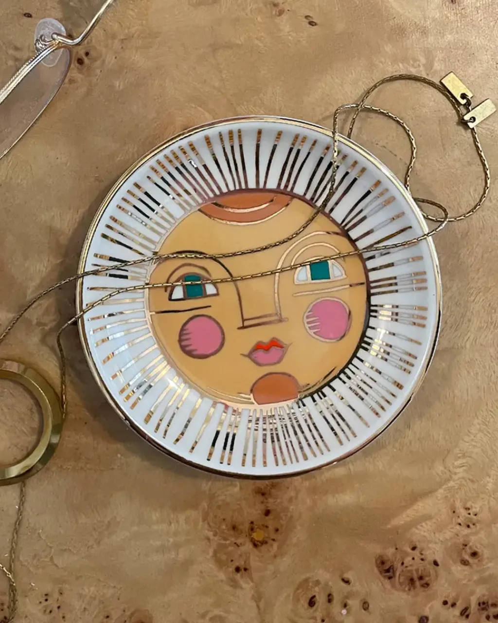 Idlewild Co. Porcelain Trinket Dish Sun Outlet