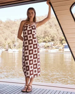Little Lies Sun Print Dress Discount