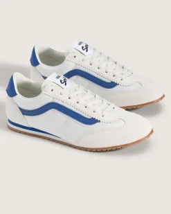 Vans Super Low Pro Sneaker - Marshmallow + True Blue Best