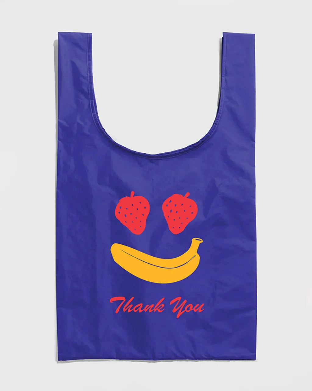 Baggu for ban.do Thank You Fruit Smile Standard Baggu - Cobalt Thank You Fruit Cobalt Hot