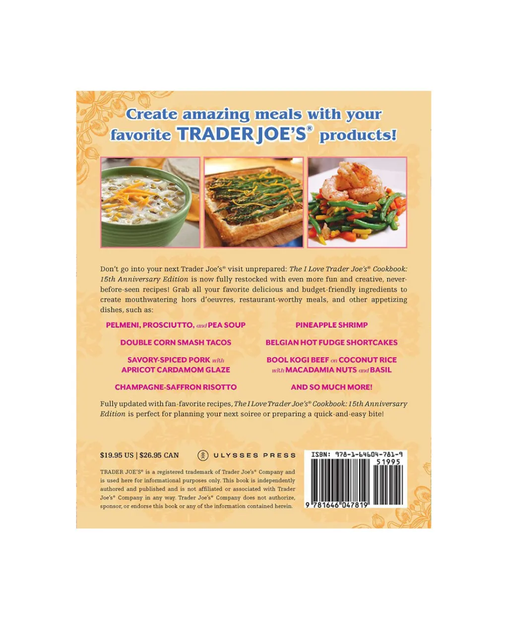 Cherie Mercer Twohy The Cookbook: 15th Anniversary Edition I Love Trader Joe's Discount
