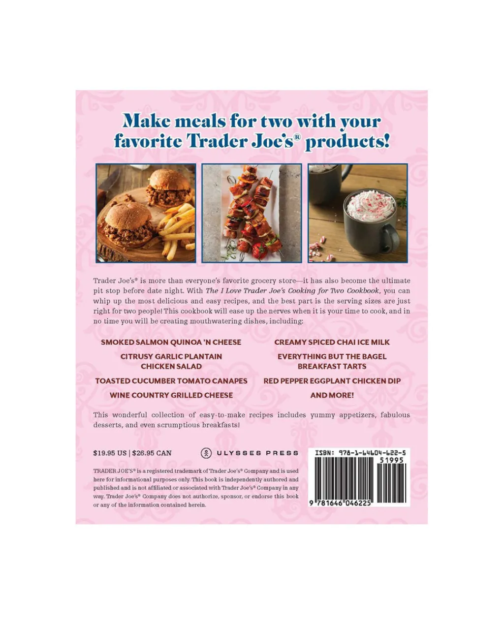 Rita Mock-Pike The I Love Trader Joe's Cookbook Cooking for Two Best