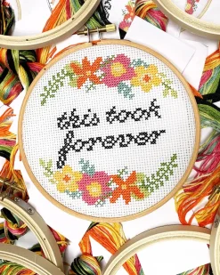 The Stranded Stitch Cross Stitch Kit This Took Forever Outlet