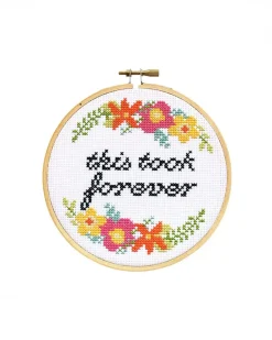The Stranded Stitch Cross Stitch Kit This Took Forever Outlet