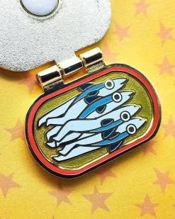 Toku Arts Tinned Anchovies Enamel Pin Discount
