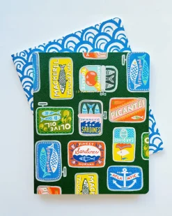 Idlewild Co. Tinned Fish Notebook Duo Clearance