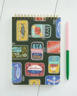 Idlewild Co. Tinned Fish Spiral Jotter Hot