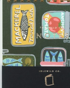 Idlewild Co. Tinned Fish Spiral Jotter Hot