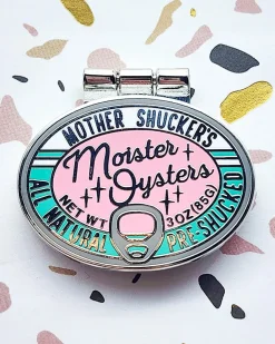 Toku Arts Tinned Oysters Enamel Pin Outlet