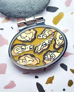 Toku Arts Tinned Oysters Enamel Pin Outlet