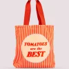 ban.do Tomatoes Are The Best Canvas Tote Discount