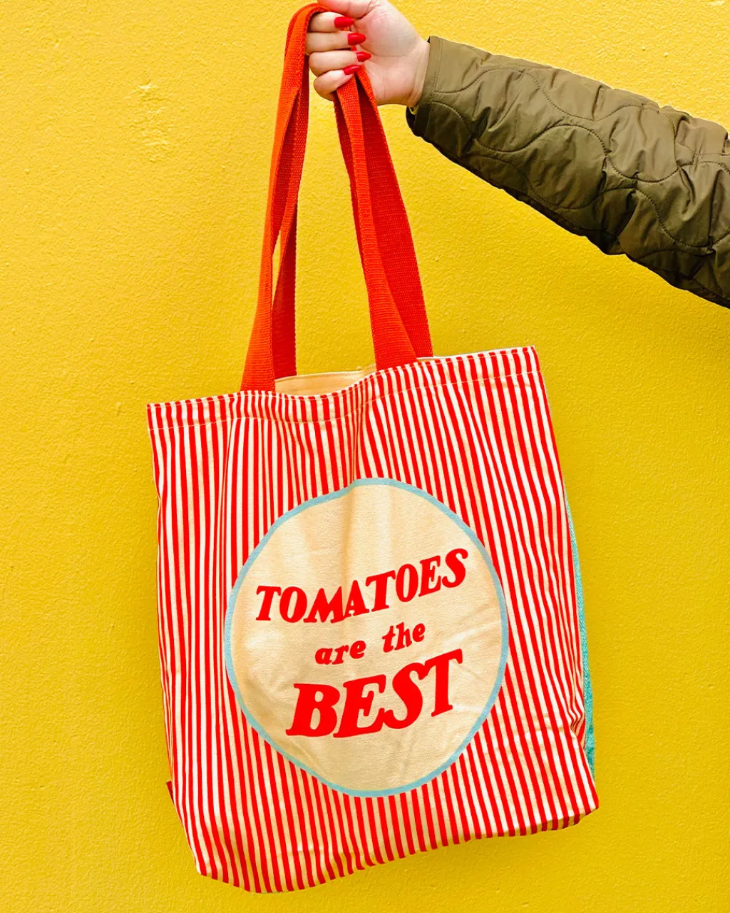 ban.do Tomatoes Are The Best Canvas Tote Discount