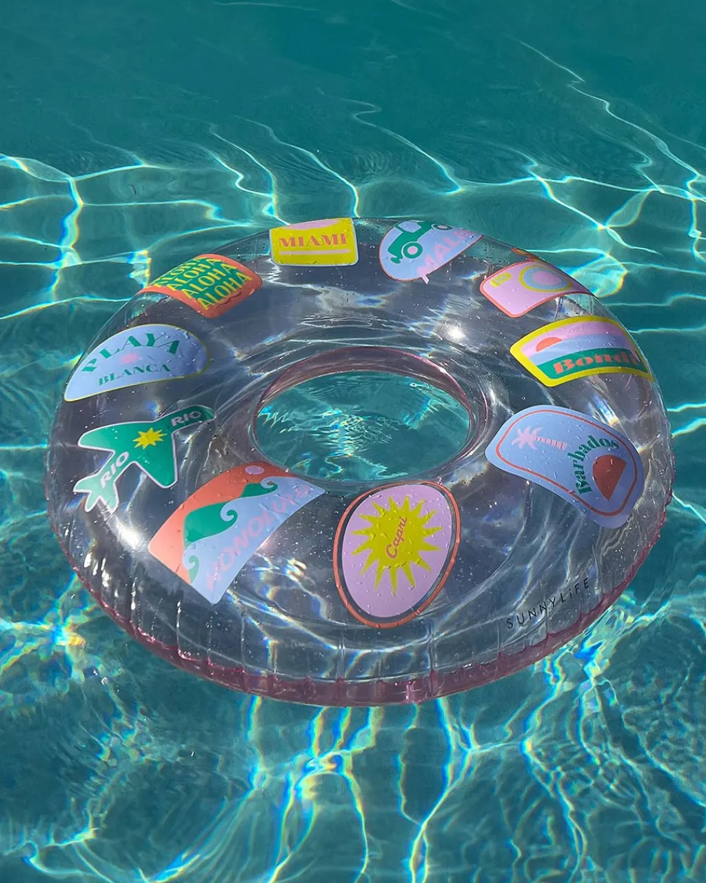 Sunnylife Tube Pool Ring - Beach Hopper Multi New