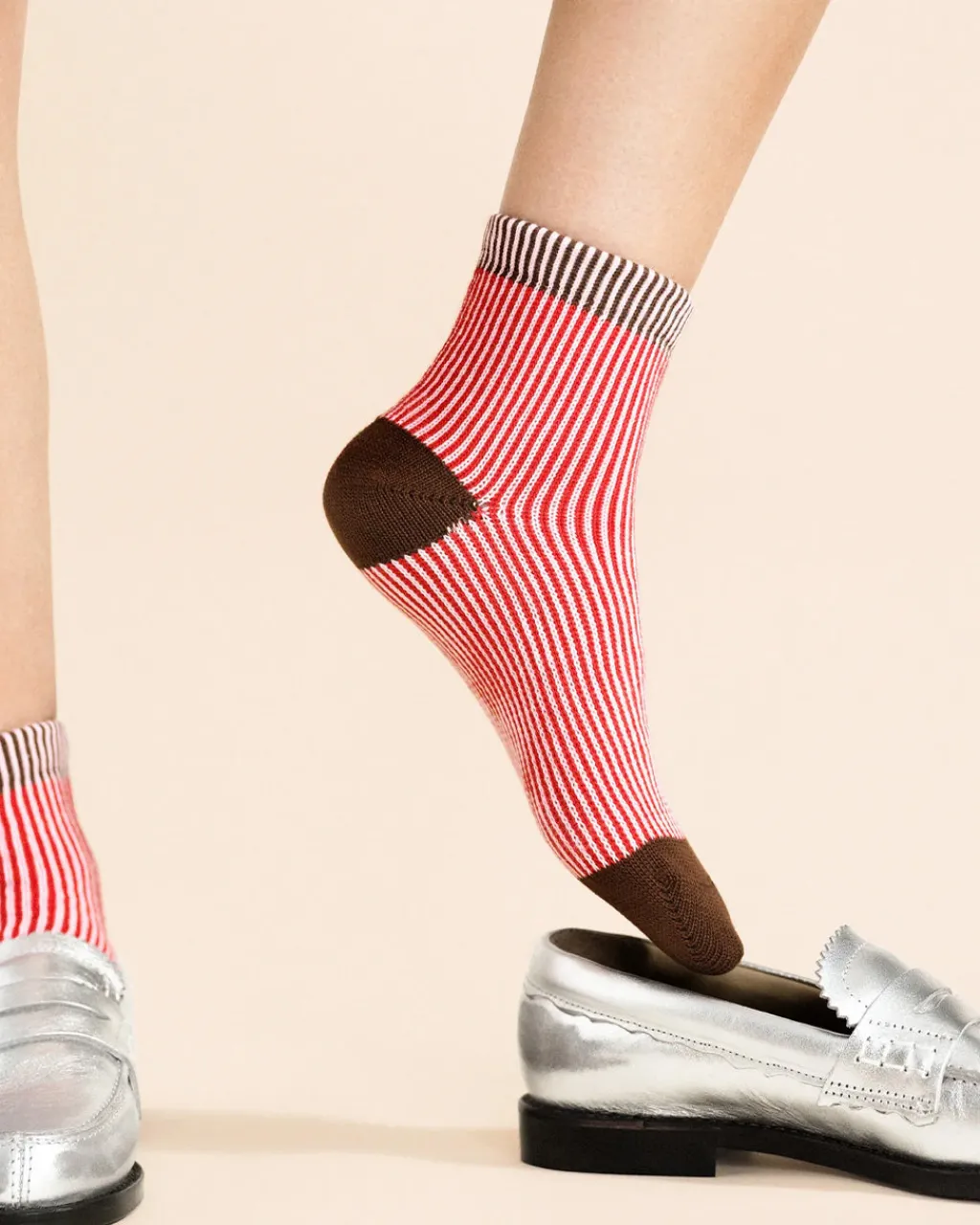 Hansel From Basel Umbrella Short Crew Socks - Pink Online